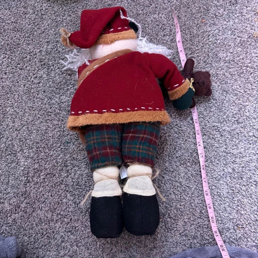 Rustic Santa Claus Doll Christmas Holiday Decor Large Plush‎ Figure